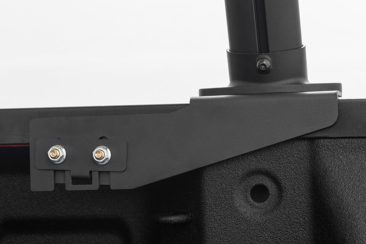 Clamp On Bed Rack Mount - Rough Country - Quick-Release Design